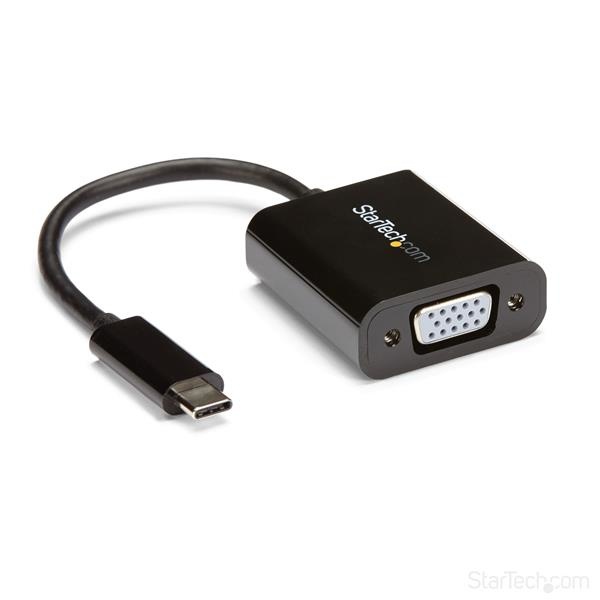 StarTech Com Adaptador De Video USB C VGA Negro Sedelec